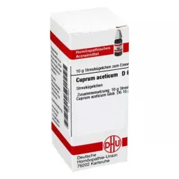 CUPRUM ACETICUM D 6 globuli, 10 g