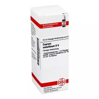 CUPRUM METALLICUM D 6 Diluizione, 20 ml