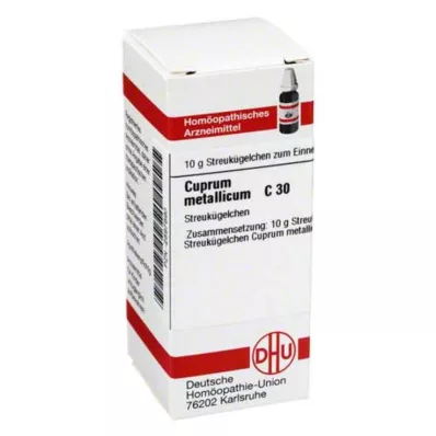 CUPRUM METALLICUM C 30 globuli, 10 g CUPRUM METALLICUM C 30 globuli, 10 g