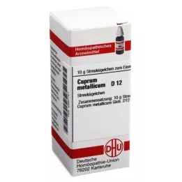 CUPRUM METALLICUM D 12 globuli, 10 g