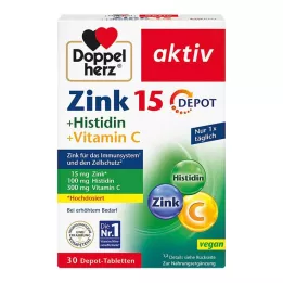 DOPPELHERZ Zinco+Istidina compresse attive, 30 pz