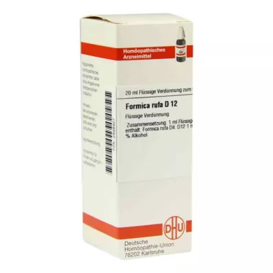 FORMICA RUFA D 12 Diluizione, 20 ml FORMICA RUFA D 12 Diluizione, 20 ml