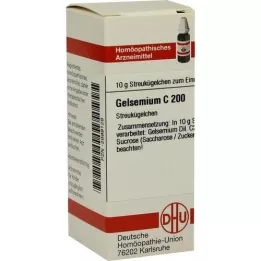 GELSEMIUM C 200 globuli, 10 g