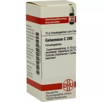 GELSEMIUM C 200 globuli, 10 g