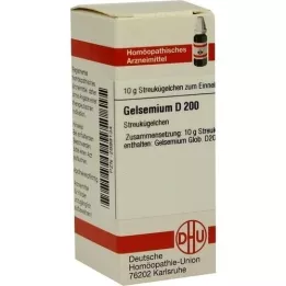 GELSEMIUM D 200 globuli, 10 g