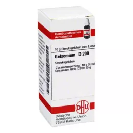 GELSEMIUM D 200 globuli, 10 g