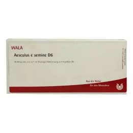 AESCULUS E semine D 6 fiale, 10X1 ml