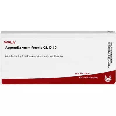 APPENDIX vermiformis GL D 10 fiale, 10X1 ml