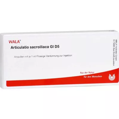 ARTICULATIO sacroiliaca GL D 5 fiale, 10X1 ml ARTICULATIO sacroiliaca GL D 5 fiale, 10X1 ml