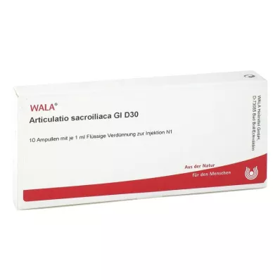 ARTICULATIO sacroiliaca GL D 30 fiale, 10X1 ml ARTICULATIO sacroiliaca GL D 30 fiale, 10X1 ml