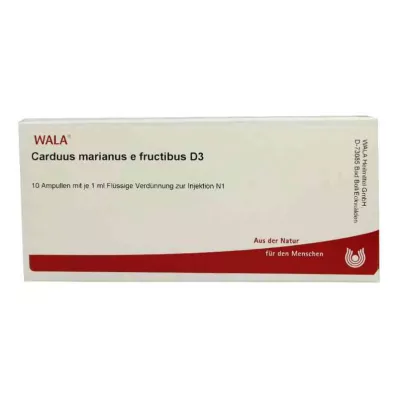 CARDUUS MARIANUS E fructibus D 3 Fiale, 10X1 ml CARDUUS MARIANUS E fructibus D 3 Fiale, 10X1 ml