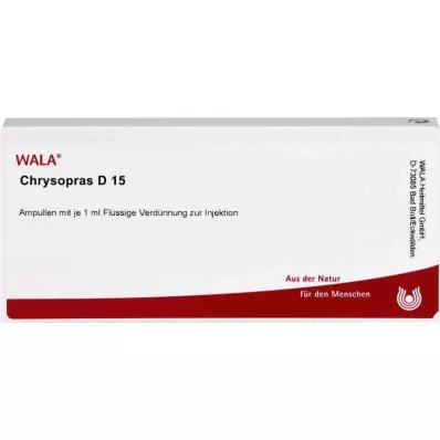 CHRYSOPRAS D 15 Fiale, 10X1 ml