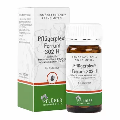 PFLÜGERPLEX Ferrum 302 H Compresse, 100 pz PFLÜGERPLEX Ferrum 302 H Compresse, 100 pz