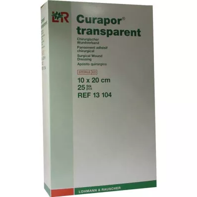 CURAPOR Medicazione sterile trasparente 10x20 cm, 25 pz CURAPOR Medicazione sterile trasparente 10x20 cm, 25 pz