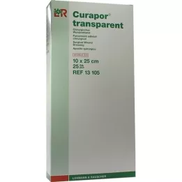 CURAPOR Medicazione sterile trasparente 10x25 cm, 25 pz