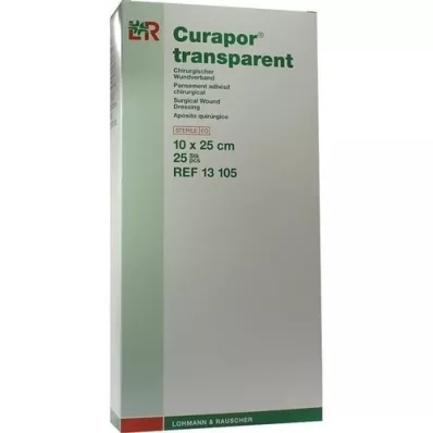 CURAPOR Medicazione sterile trasparente 10x25 cm, 25 pz