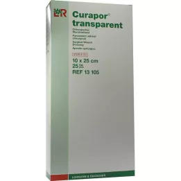 CURAPOR Medicazione sterile trasparente 10x25 cm, 25 pz
