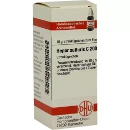 HEPAR SULFURIS C 200 globuli, 10 g