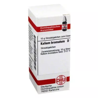 KALIUM BROMATUM D 12 globuli, 10 g