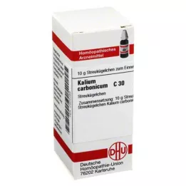 KALIUM CARBONICUM C 30 globuli, 10 g