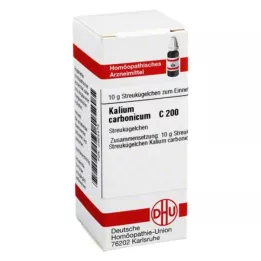 KALIUM CARBONICUM C 200 globuli, 10 g