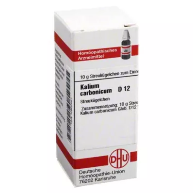 KALIUM CARBONICUM D 12 globuli, 10 g