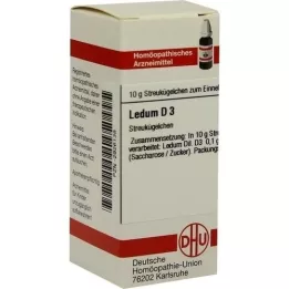 LEDUM D 3 globuli, 10 g