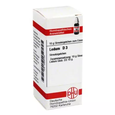 LEDUM D 3 globuli, 10 g