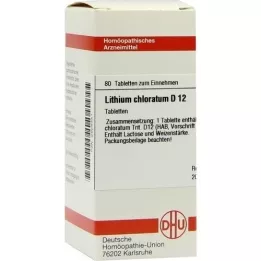 LITHIUM CHLORATUM D 12 compresse, 80 pz