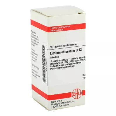 LITHIUM CHLORATUM D 12 compresse, 80 pz LITHIUM CHLORATUM D 12 compresse, 80 pz