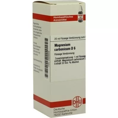 MAGNESIUM CARBONICUM D 6 Diluizione, 20 ml