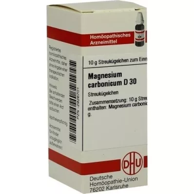 MAGNESIUM CARBONICUM D 30 globuli, 10 g