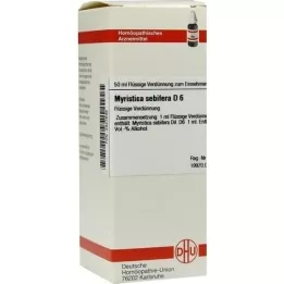 MYRISTICA SEBIFERA D 6 Diluizione, 50 ml