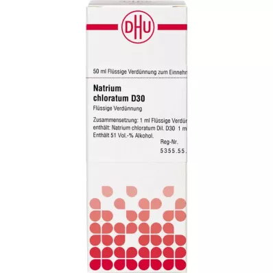NATRIUM CHLORATUM D 30 Diluizione, 50 ml