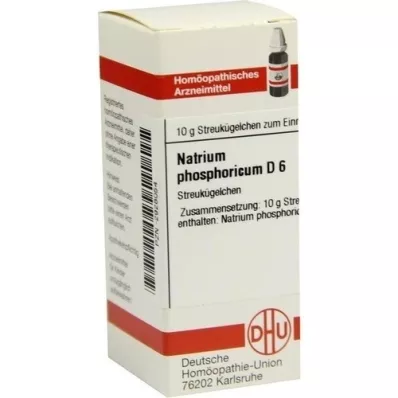 NATRIUM PHOSPHORICUM D 6 globuli, 10 g