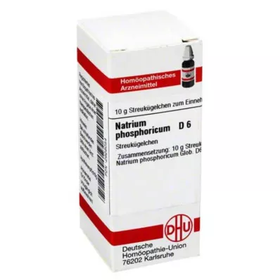 NATRIUM PHOSPHORICUM D 6 globuli, 10 g NATRIUM PHOSPHORICUM D 6 globuli, 10 g