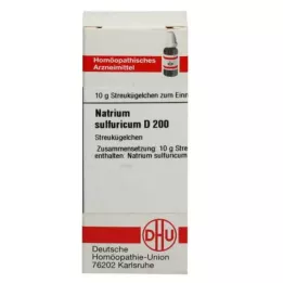 NATRIUM SULFURICUM C 200 globuli, 10 g