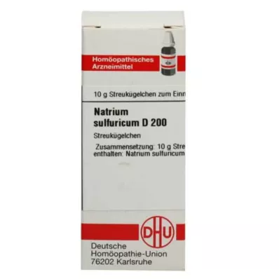 NATRIUM SULFURICUM C 200 globuli, 10 g NATRIUM SULFURICUM C 200 globuli, 10 g