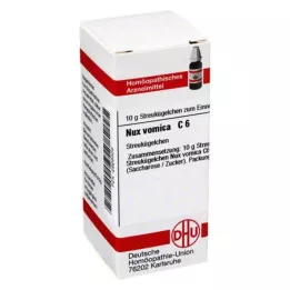 NUX VOMICA C 6 globuli, 10 g