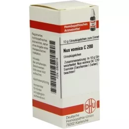 NUX VOMICA C 200 globuli, 10 g