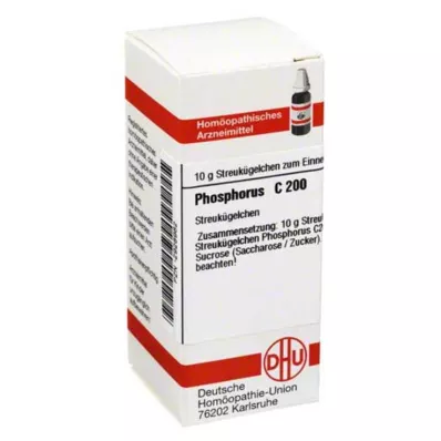 PHOSPHORUS C 200 globuli, 10 g PHOSPHORUS C 200 globuli, 10 g
