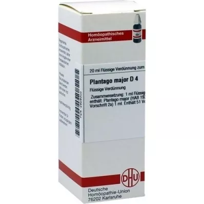 PLANTAGO MAJOR Diluizione D 4, 20 ml