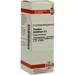 PLUMBUM METALLICUM D 6 Diluizione, 20 ml