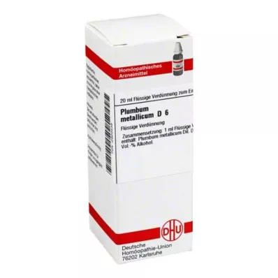 PLUMBUM METALLICUM D 6 Diluizione, 20 ml