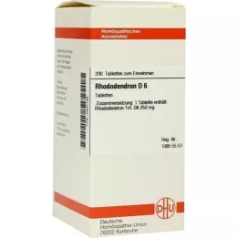 RHODODENDRON D 6 compresse, 200 pz