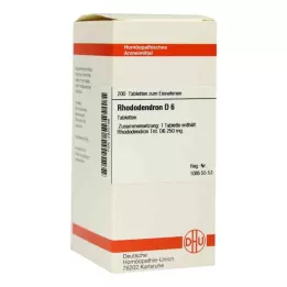 RHODODENDRON D 6 compresse, 200 pz
