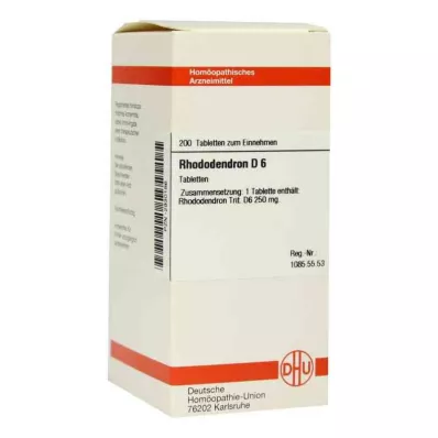 RHODODENDRON D 6 compresse, 200 pz RHODODENDRON D 6 compresse, 200 pz