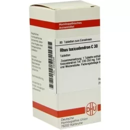 RHUS TOXICODENDRON C 30 compresse, 80 pz