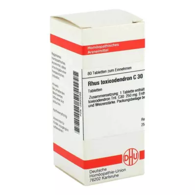 RHUS TOXICODENDRON C 30 compresse, 80 pz