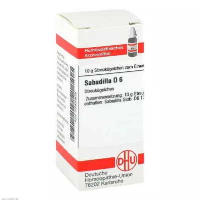 SABADILLA D 6 globuli, 10 g